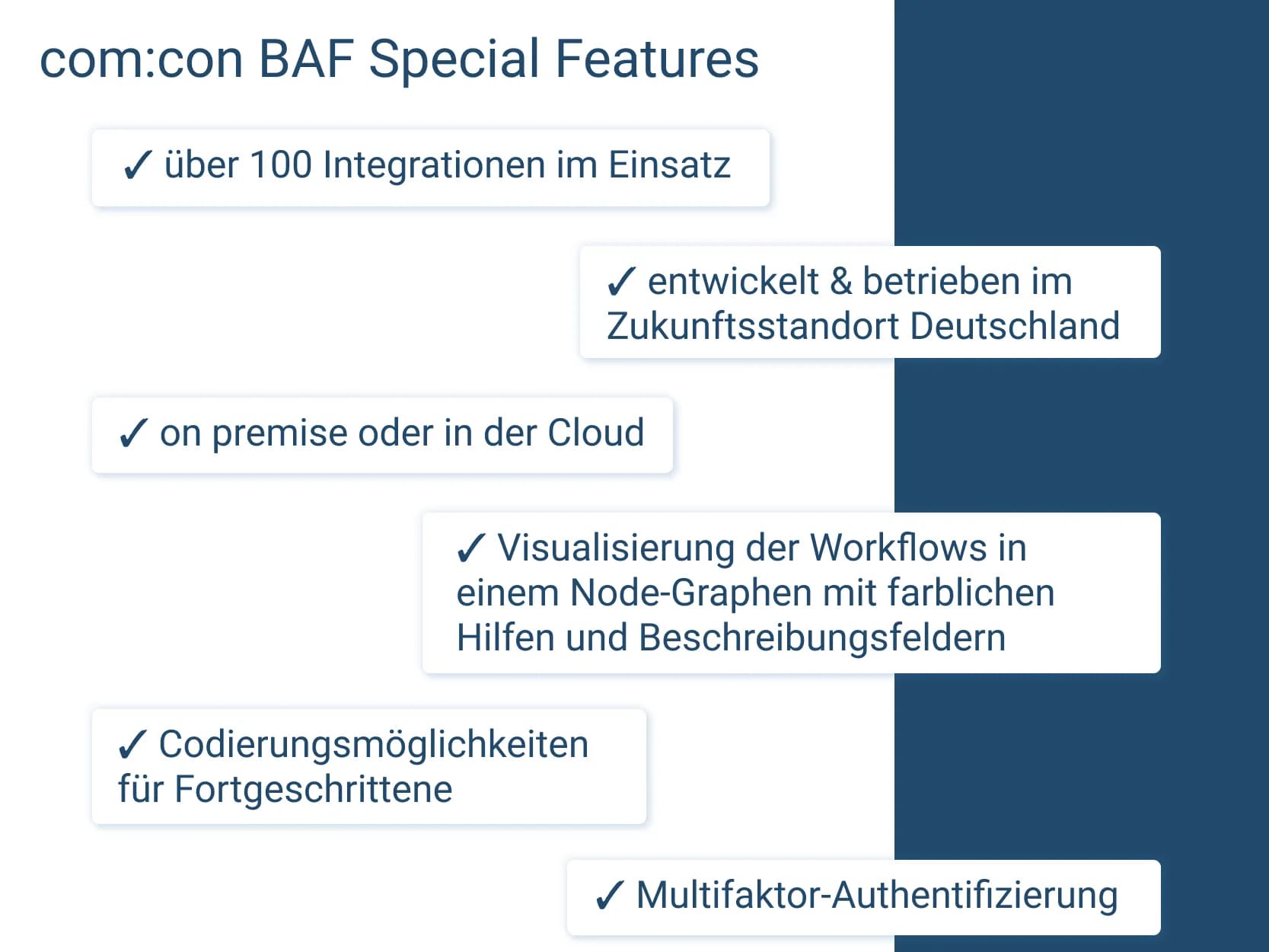 comcon BAF ist das Swiss Army Knife der digitalen Transformation