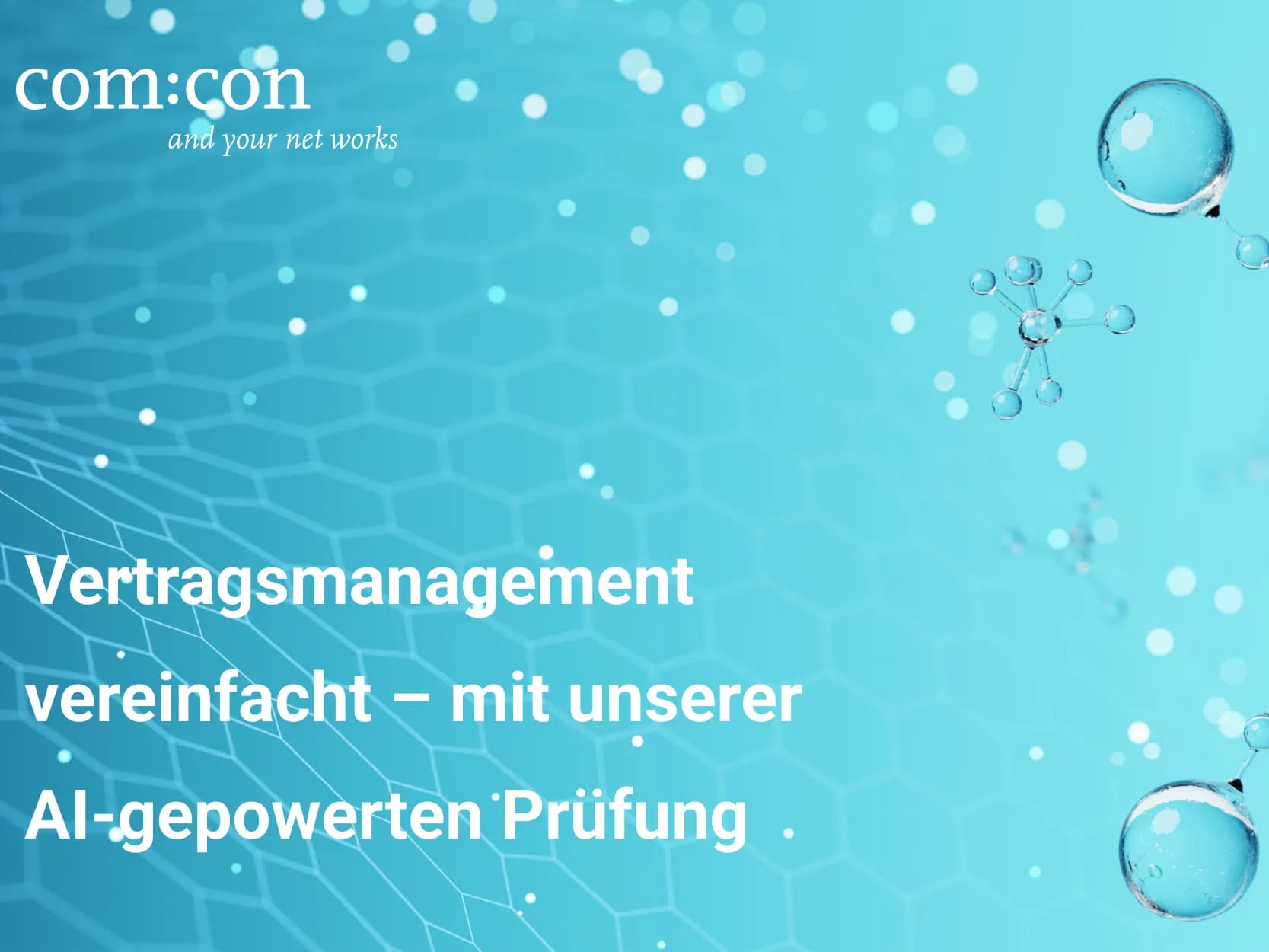 Vertragsmanagement ganz einfach mit unserer AI gestützten Prüfung