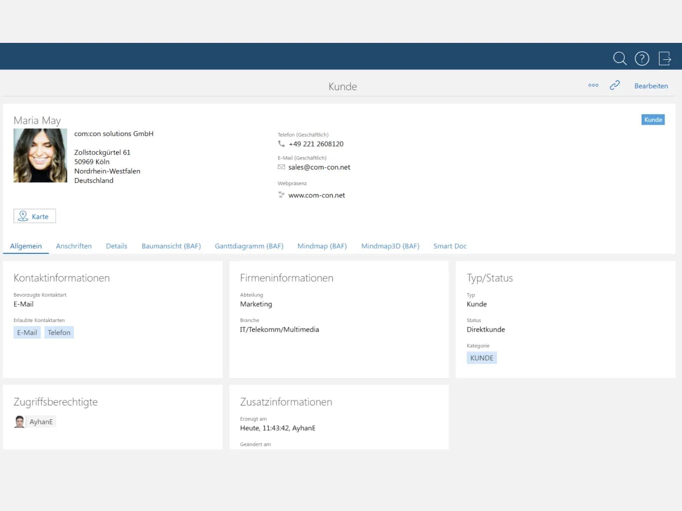 Mit CRM CAS genesisWorld immer bestens informiert
